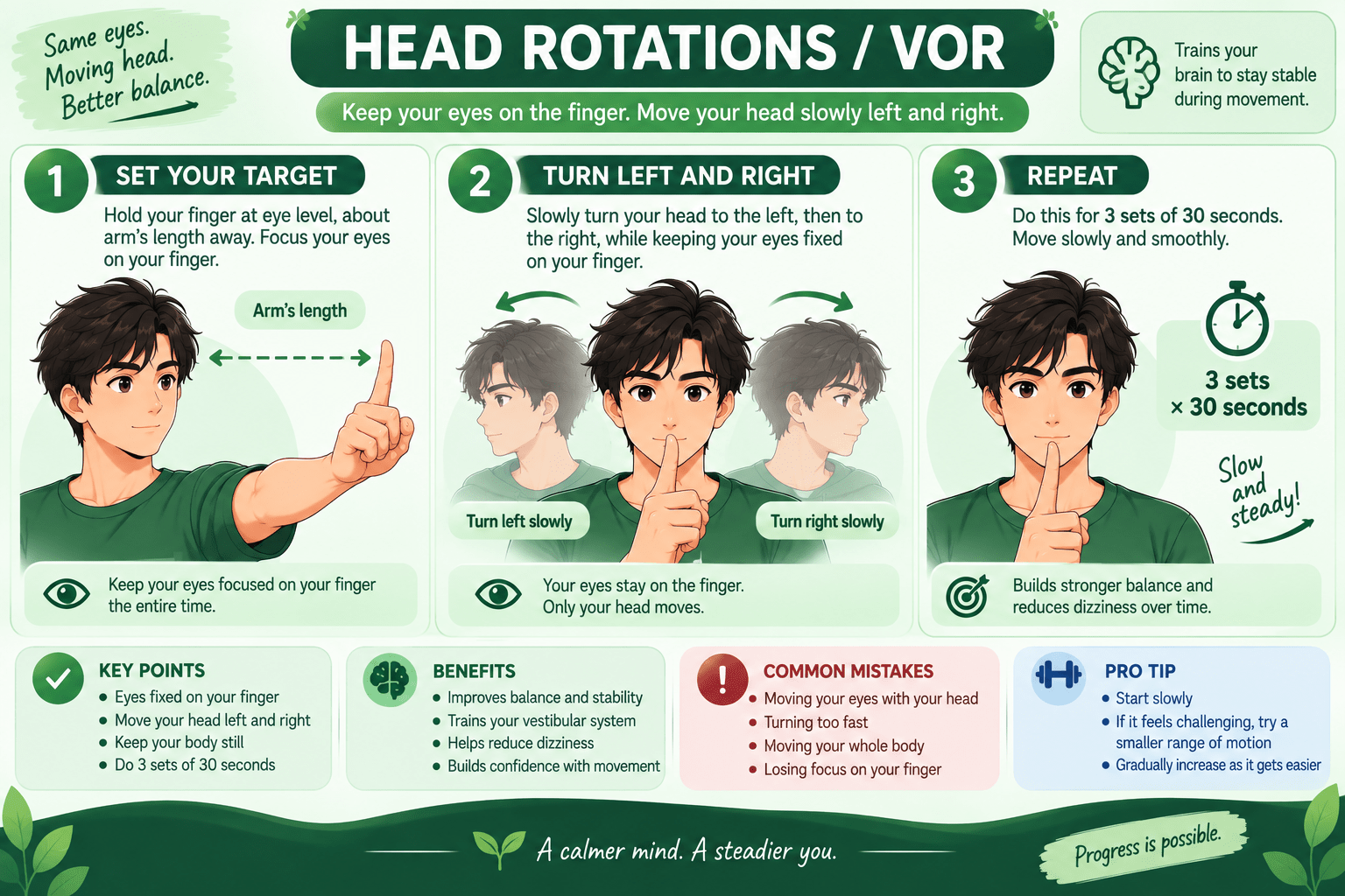 Gaze Stabilization X exercise